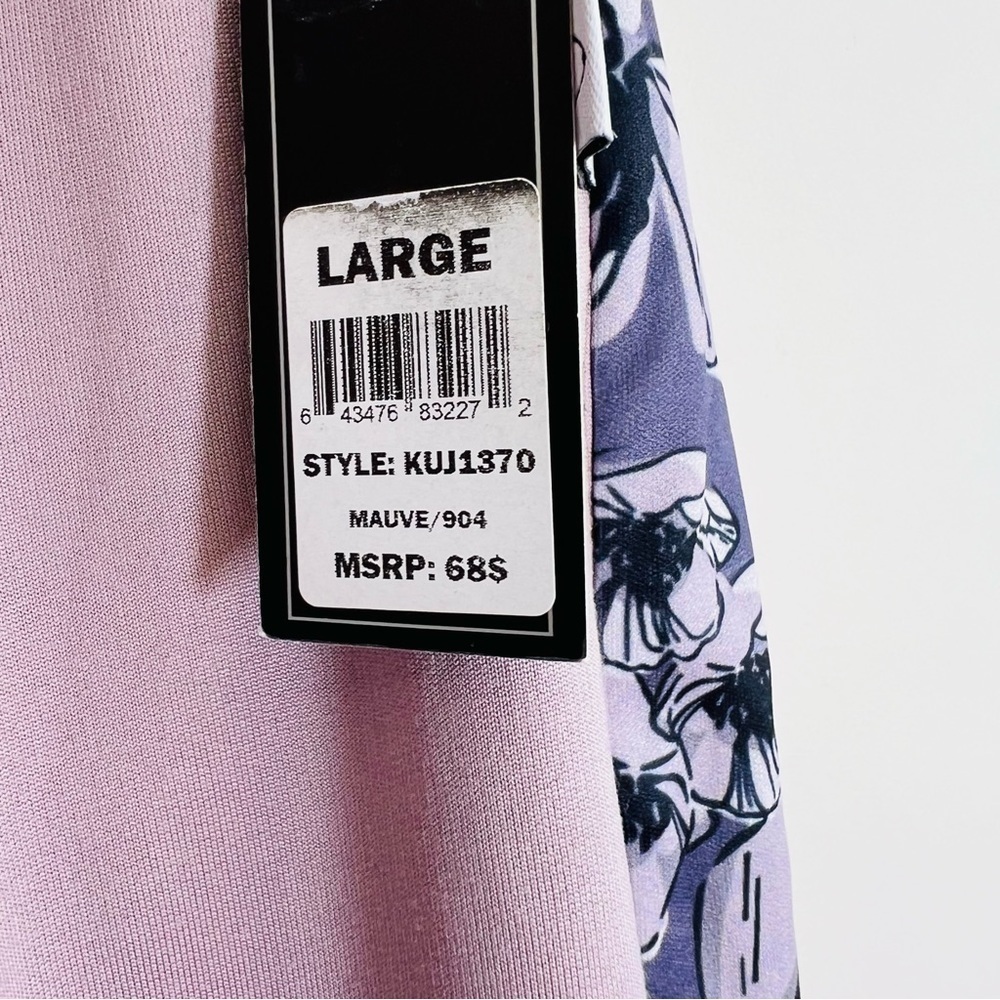 Kay Unger joggers with floral side stripe detail - Picture 6 of 6